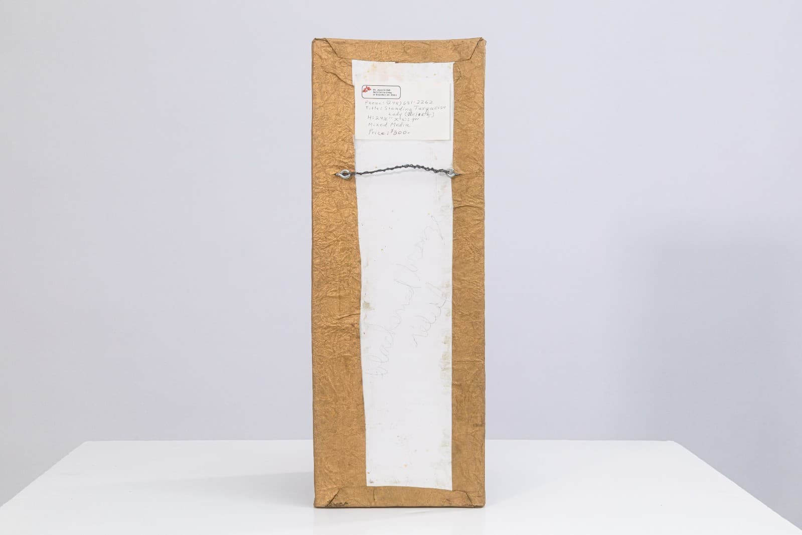 Joyce Gottlieb - Untitled (Turquoise Nude), c. 1990 Signed Mixed Media Sculpture - Thumbnail 5