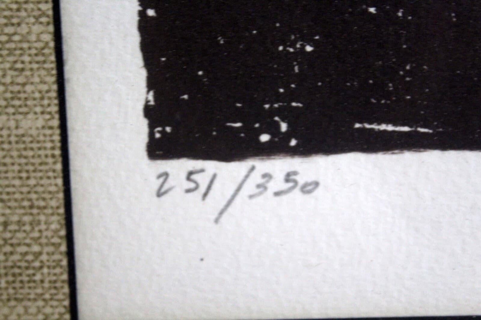 Johnny Friedlaender Haarlem 251/350 Signed Original Lithograph 1976 Framed - Thumbnail 8