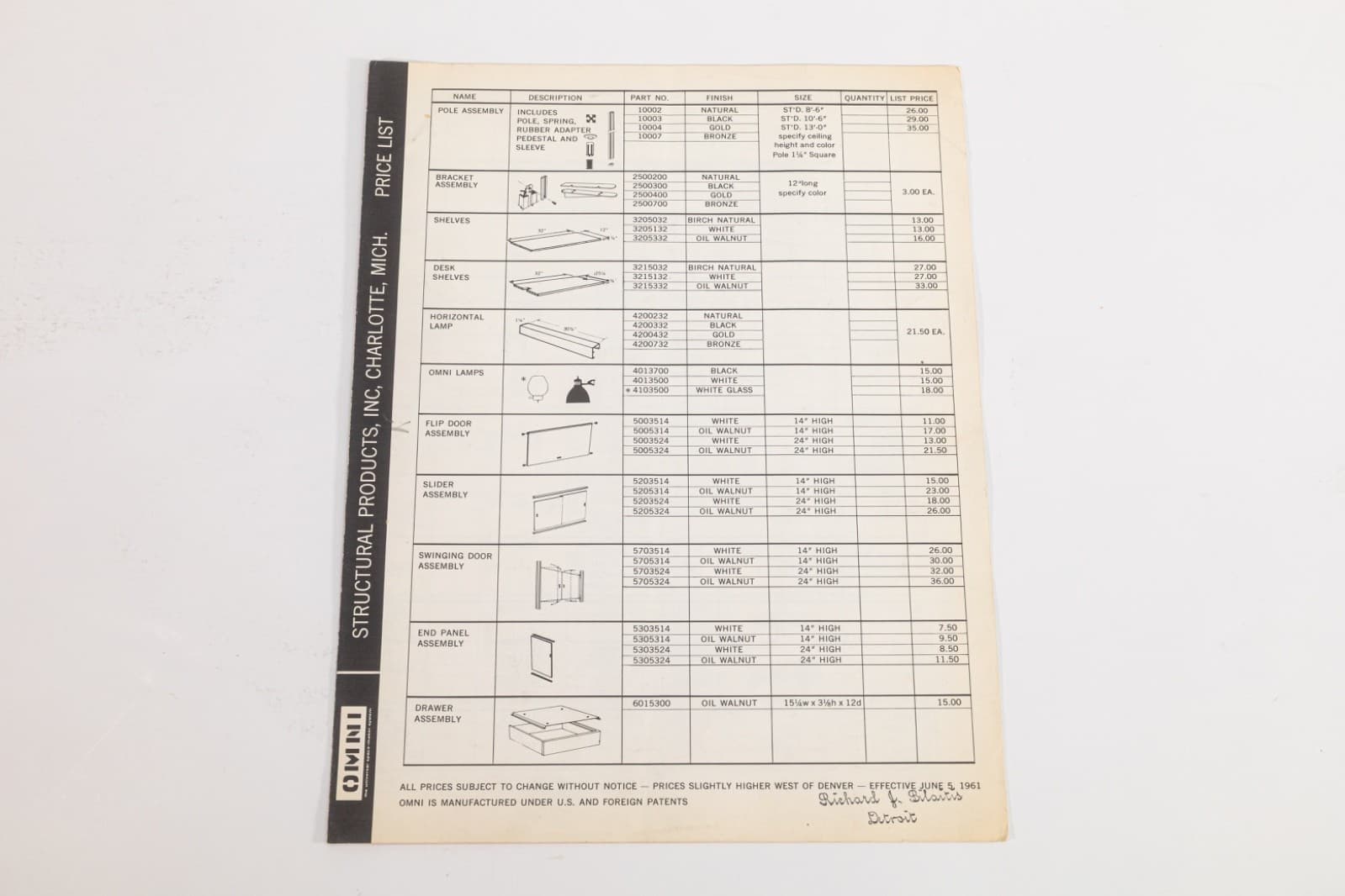 1960s OMNI Plus Modular Storage System Booklets + Price Lists (1967) - Thumbnail 7