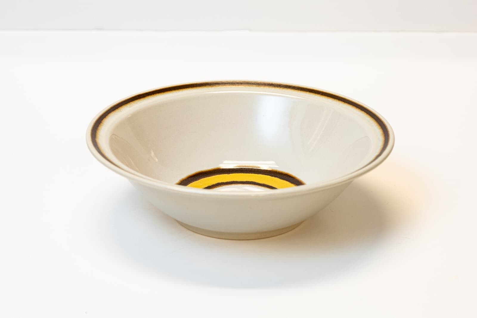 75pc Electra Casual Ceram Rondo Gold Japanese Stoneware MCM Dinner Service Set - Thumbnail 7