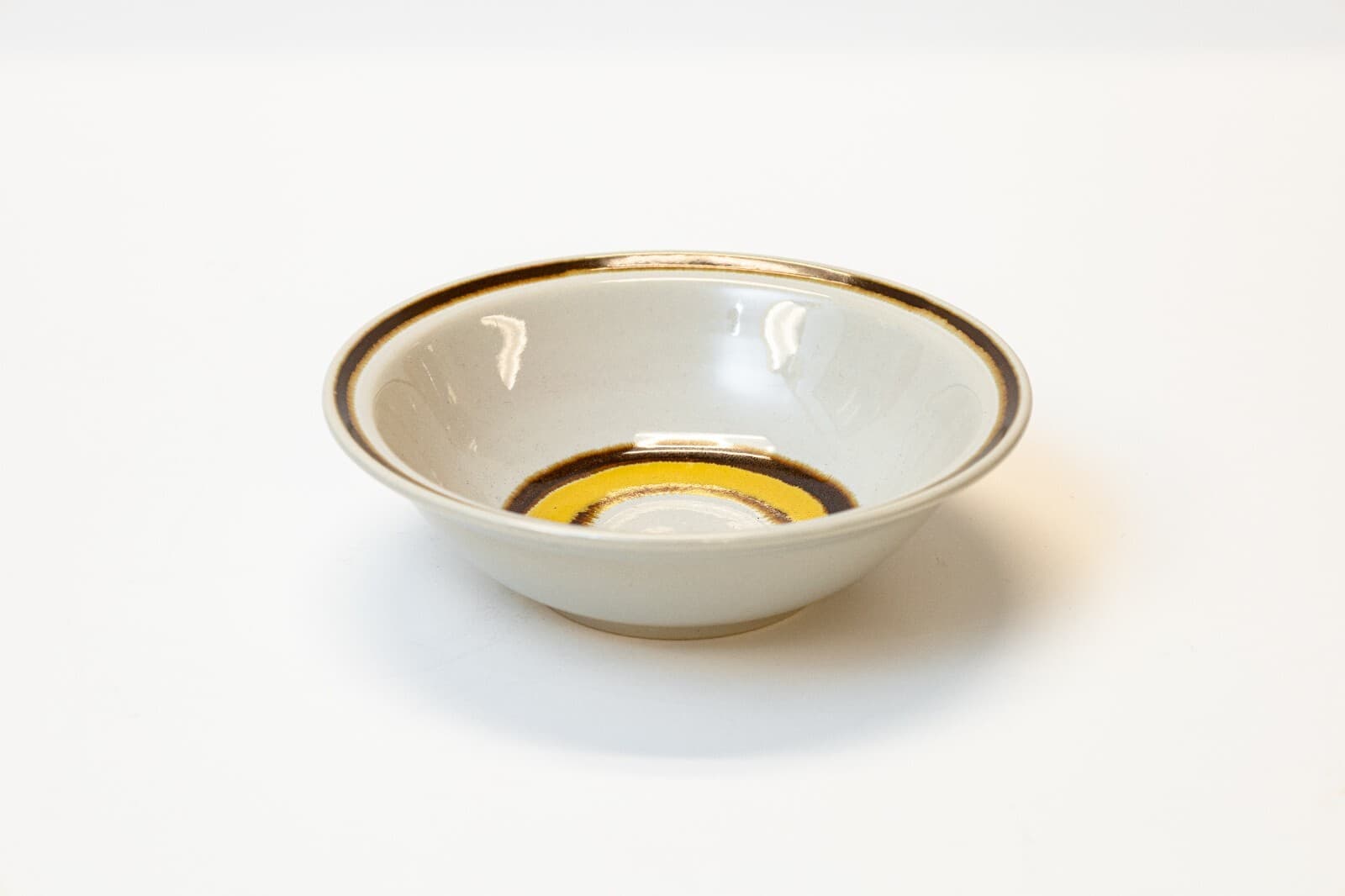 75pc Electra Casual Ceram Rondo Gold Japanese Stoneware MCM Dinner Service Set - Thumbnail 8