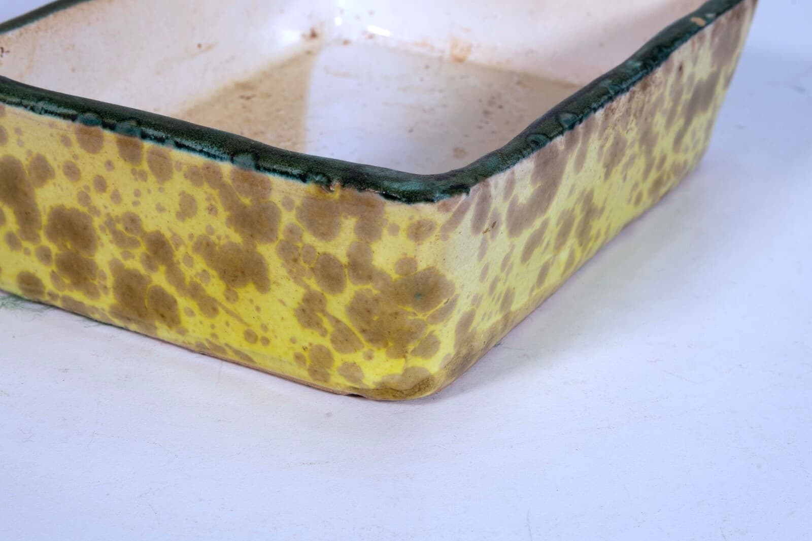 Bitossi Ceramic Trinket Box and Vase with Abstract Fish Pattern Made in Italy - Thumbnail 12
