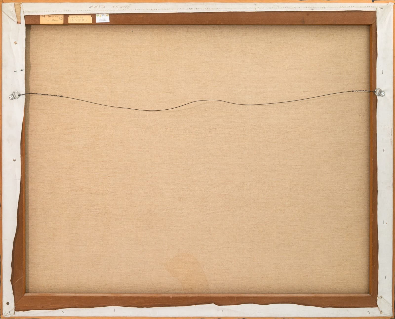 Francis Littna Apocalypse, 1968 Signed Oil on Canvas Modernist Religious - Thumbnail 7