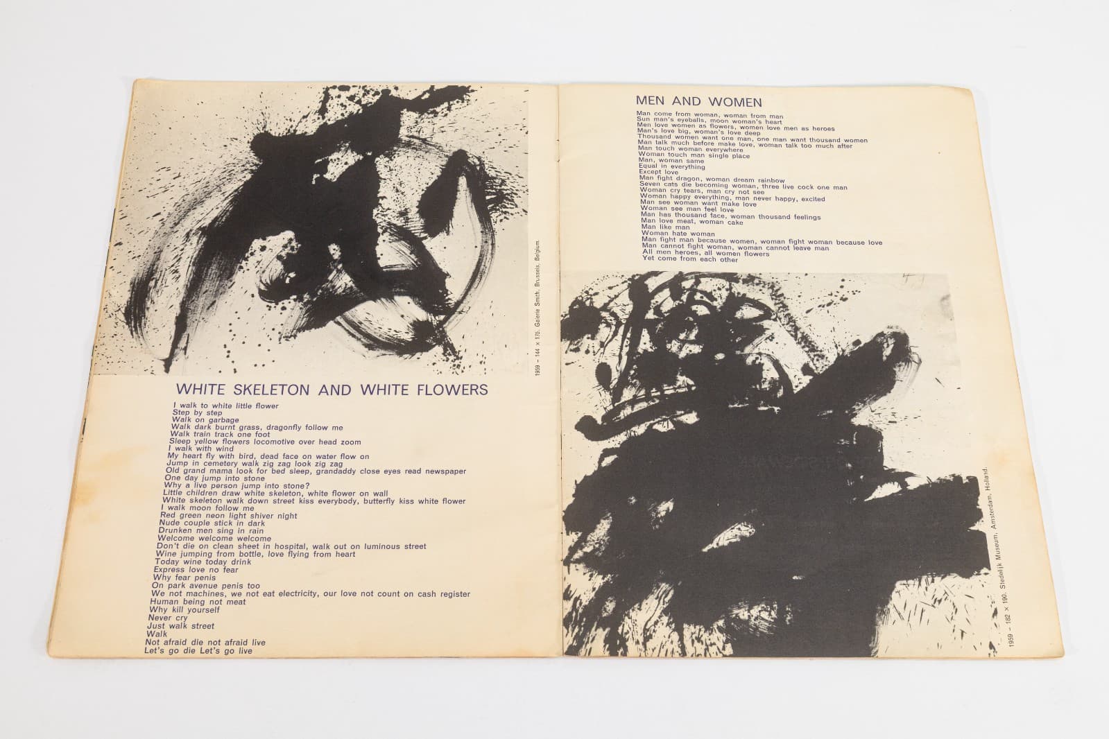 Walasse Ting - My Shit and My Love: 10 Poems, Hand Signed Artist Book 1961 - Thumbnail 3