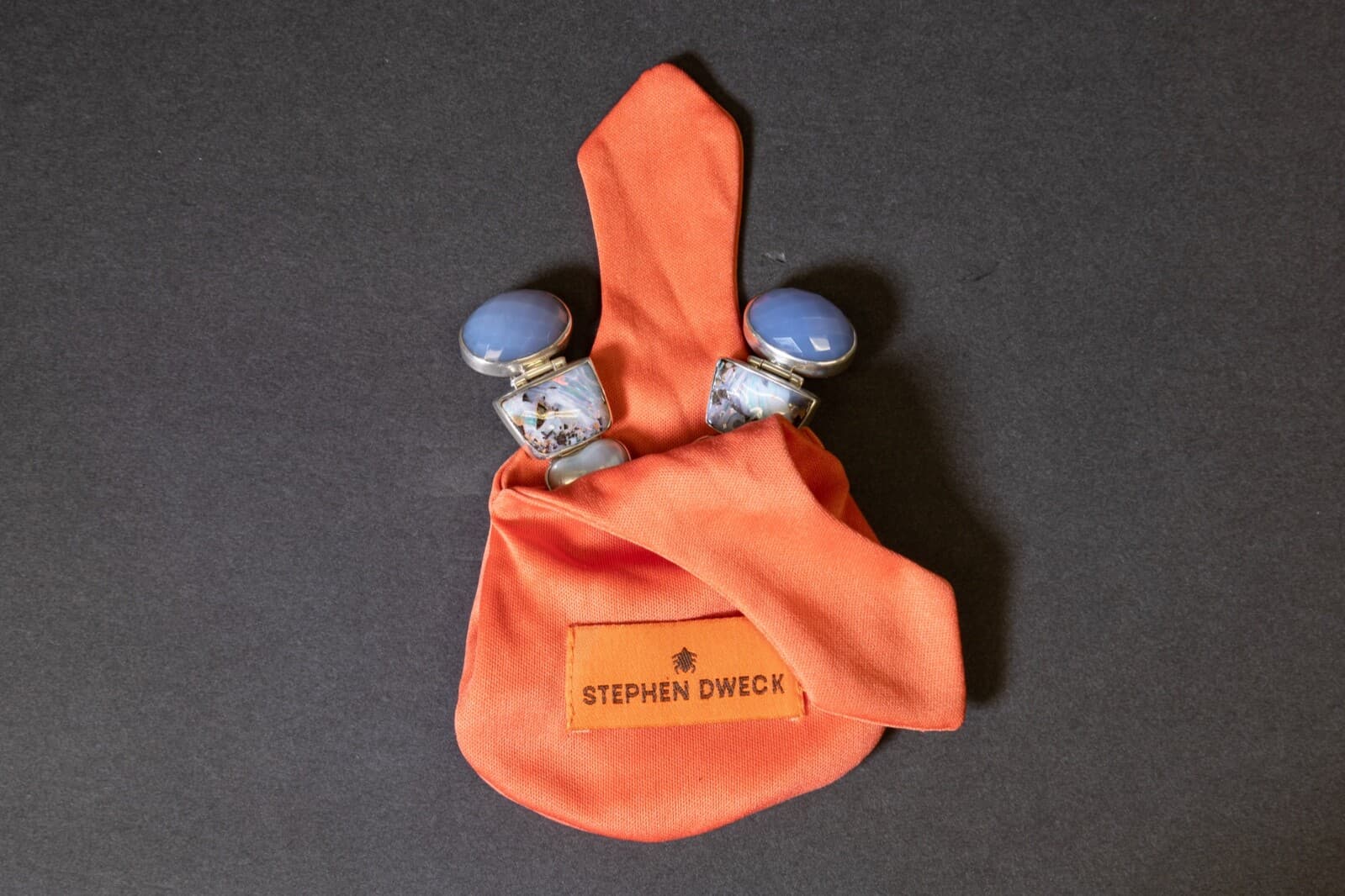 Stephen Dweck Opal & Pearl One-of-a-Kind Sterling Silver Drop Earrings Jewlery - Thumbnail 3