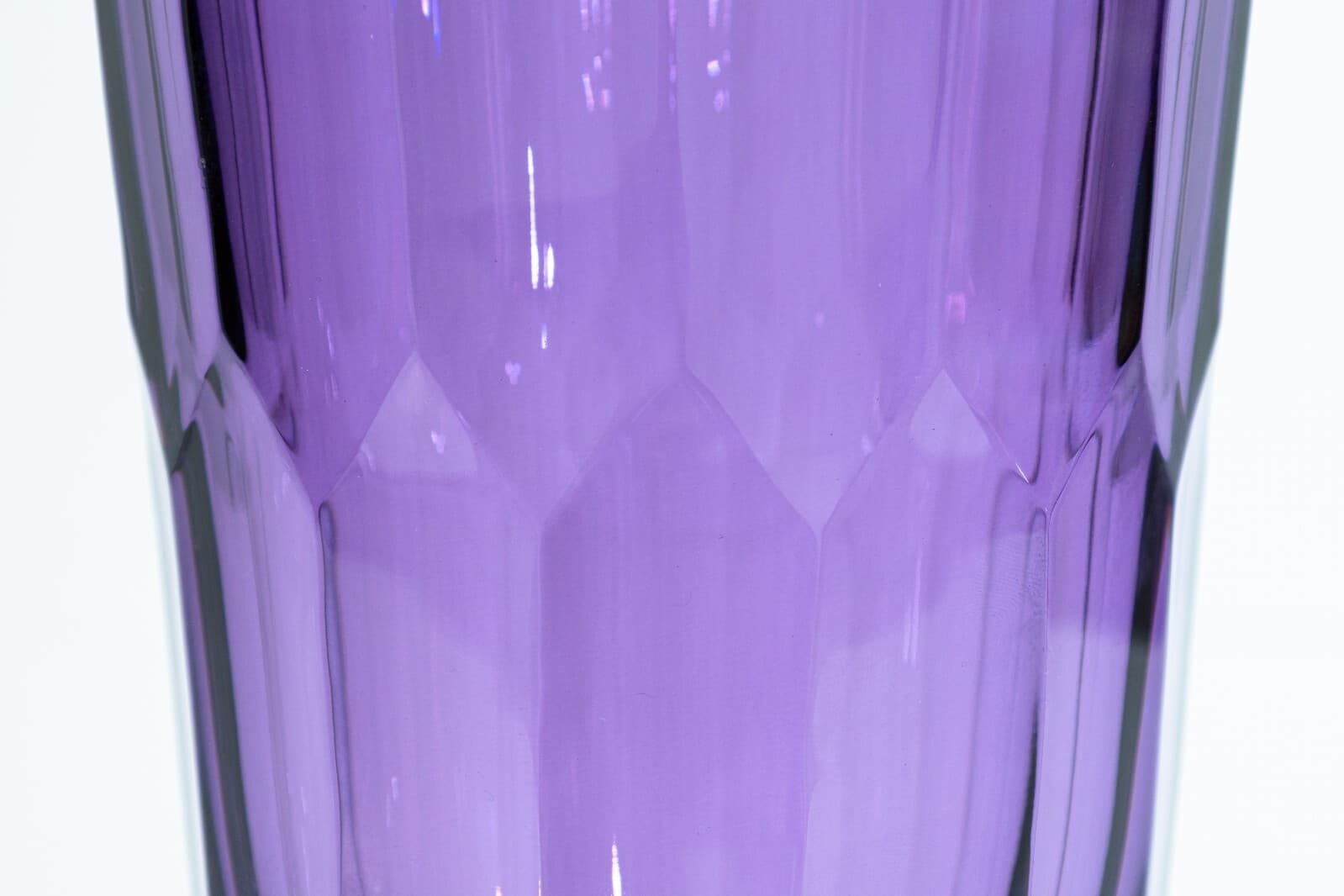 Jeff Leatham for Waterford Icon Purple Amethyst Lead Crystal Decorative 12" Vase - Thumbnail 3