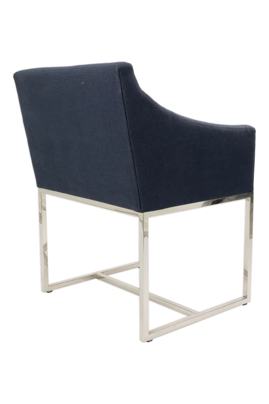 Set Of 8 Restoration Hardware Blue Upholstered Dining Chairs - Thumbnail 7