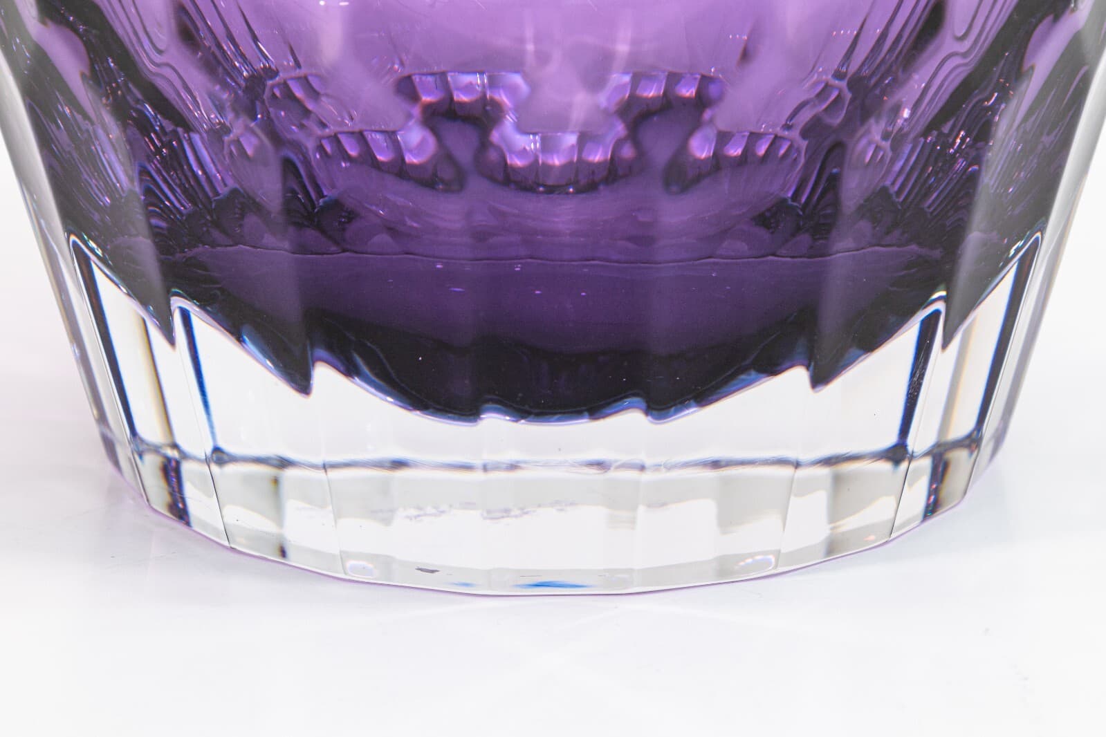 Jeff Leatham for Waterford Icon Purple Amethyst Lead Crystal 9" Decorative Bowl - Thumbnail 4