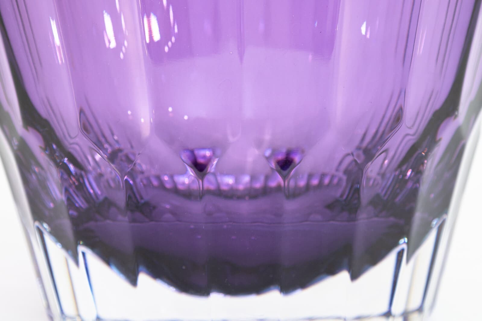 Jeff Leatham for Waterford Icon Purple Amethyst Lead Crystal 9" Decorative Bowl - Thumbnail 3