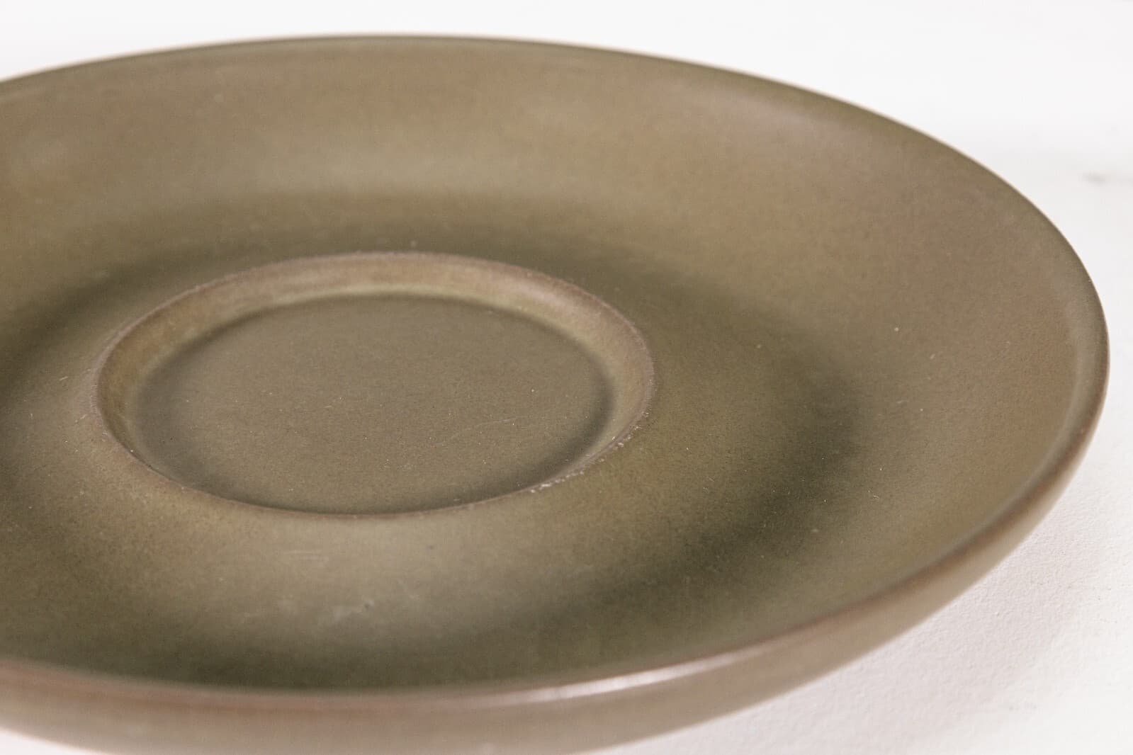 35 Piece Vintage Denby Camelot Chevron Dark Green English Dish Set - Thumbnail 13