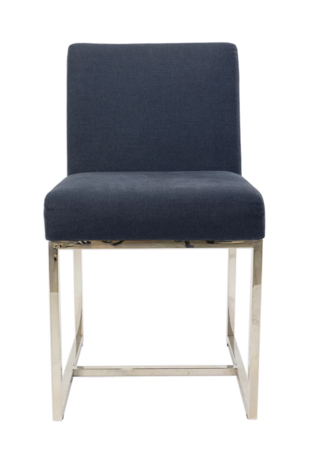 Set Of 8 Restoration Hardware Blue Upholstered Dining Chairs - Thumbnail 3