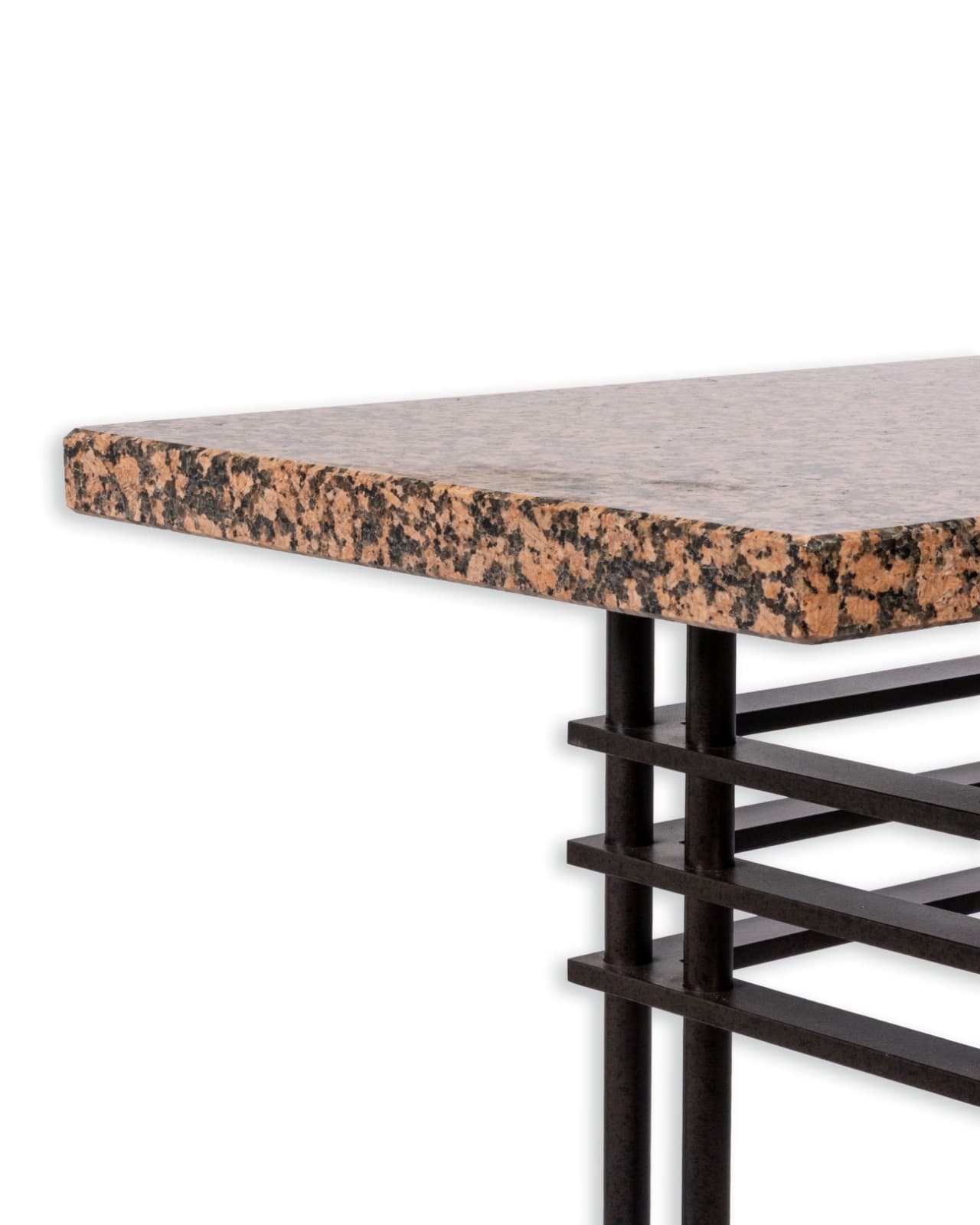 Vintage Marble & Bronze Console Table Attributed To Jean Michael Wilmotte - Thumbnail 3