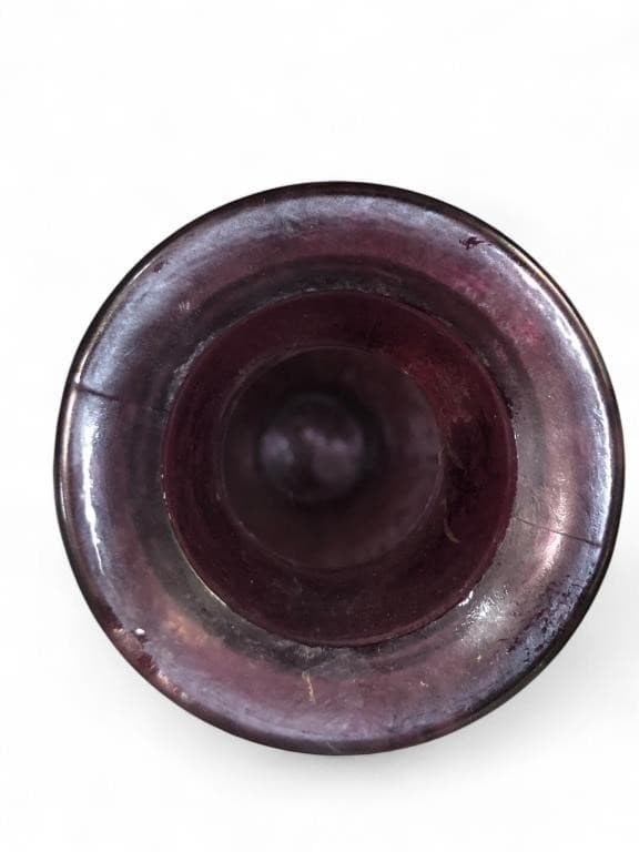 Pair of Monumental Purple Recycled Glass Floor Vases by Vidrios San Miguel Spain - Thumbnail 5