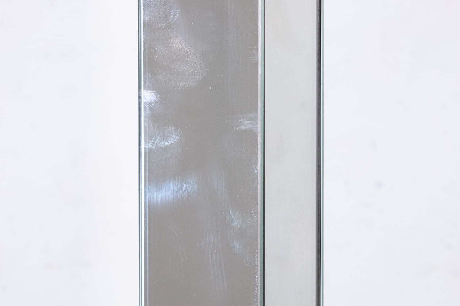 Pair of Postmodern Height Adjustable Mirrored Chrome Sonneman Floor Lamps - Thumbnail 9