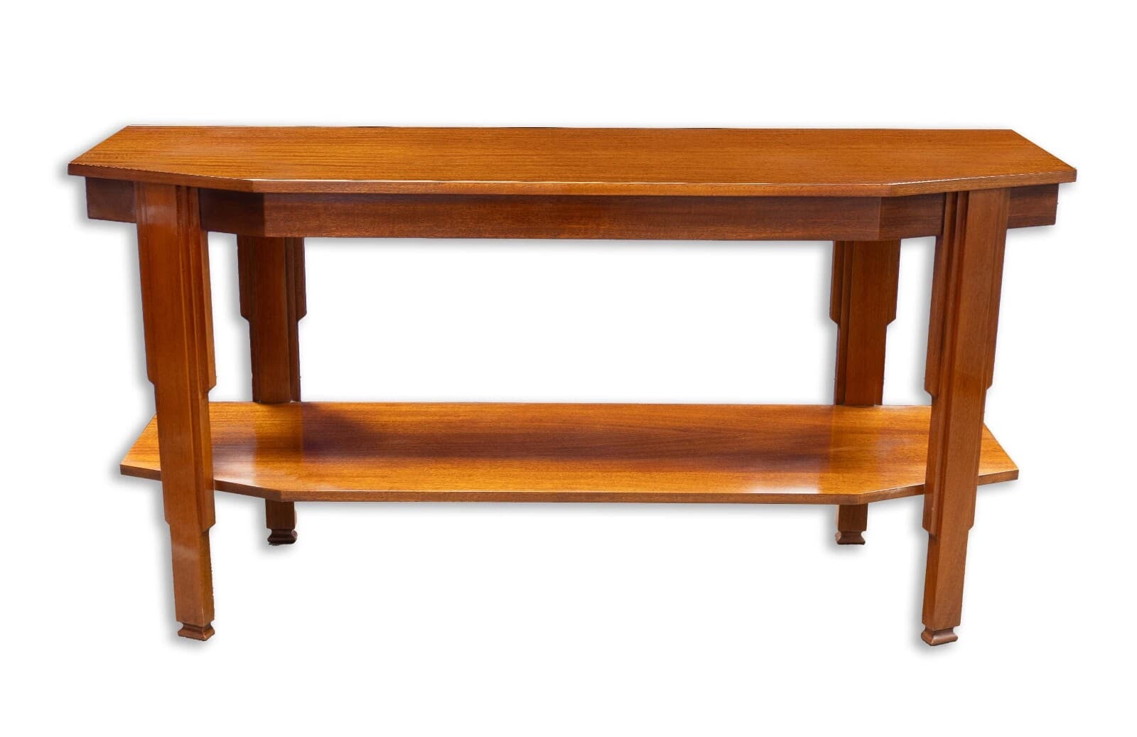 Art Deco Style Wooden Console Sofa Foyer Table - Thumbnail 2
