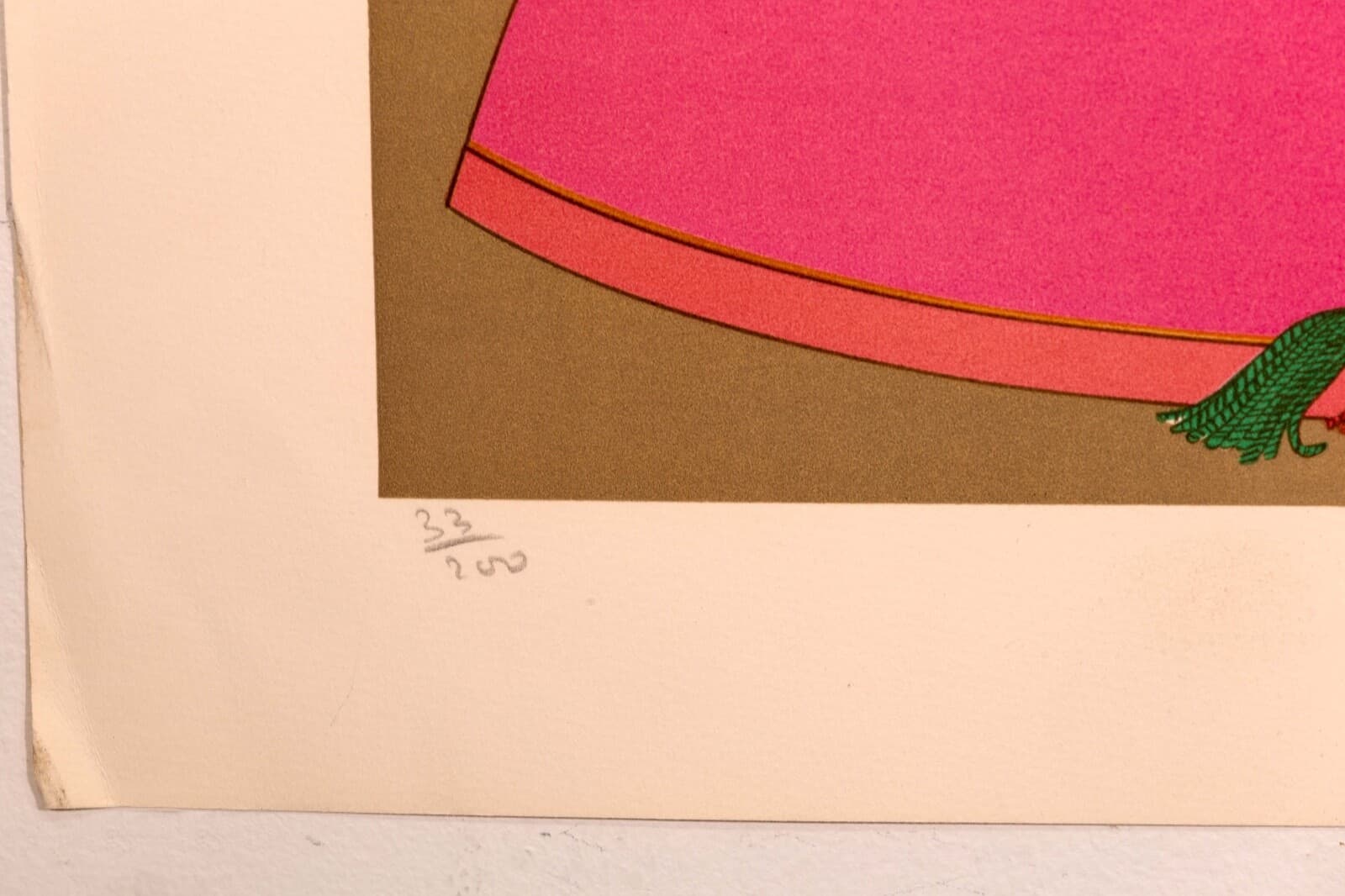 Denis Paul Noyer Corporeal Benedict Signed Art Nouveau Lithograph on Paper - Thumbnail 9