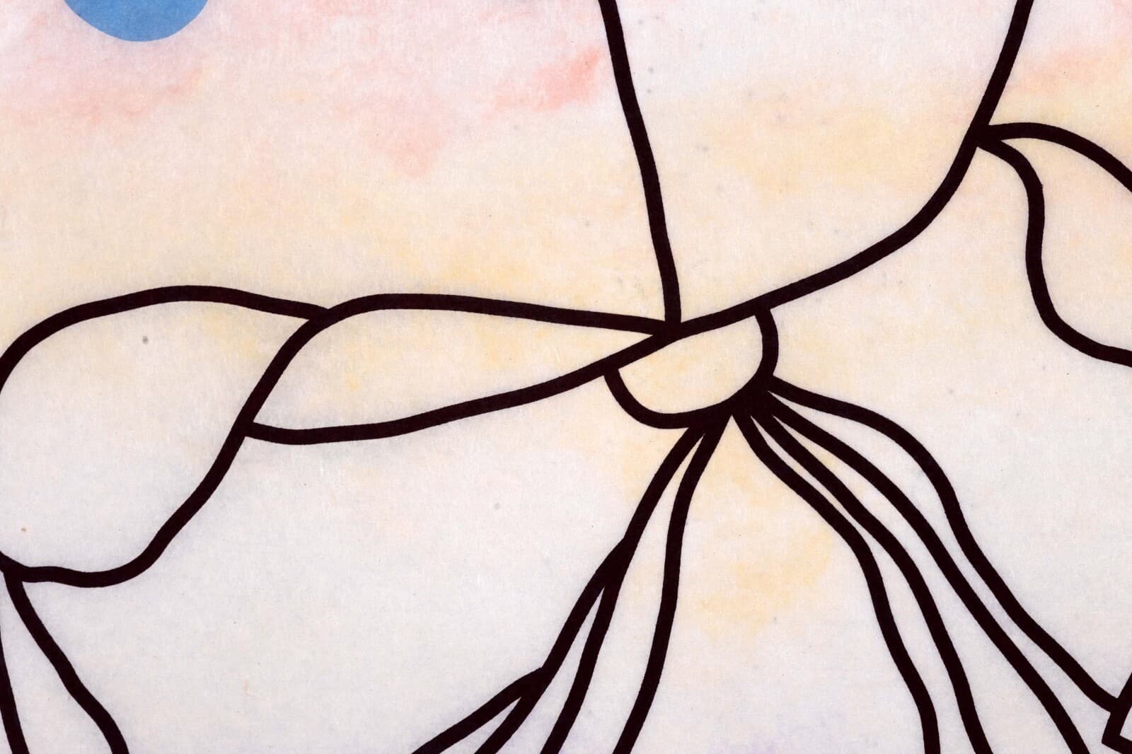 Derrick Greaves Flower Signed Minimalist Modern Serigraph on Rice Paper H.C. UF - Thumbnail 3