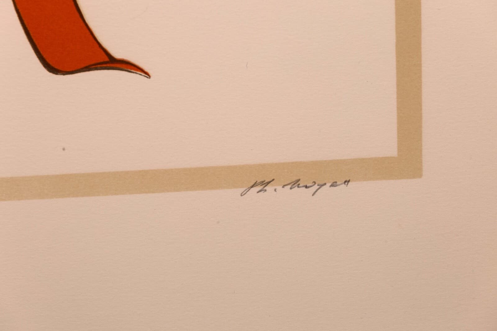 Philippe Noyer L’Autrache et Femme Signed Art Nouveau Lithograph 220/325 UF 50s - Thumbnail 10