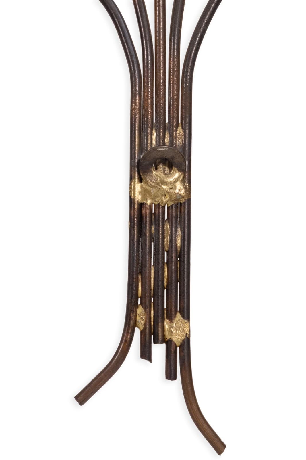 Vintage Mid Century Modern Curtis Jere Style Bronze Trees Wall Hanging Sculpture - Thumbnail 6