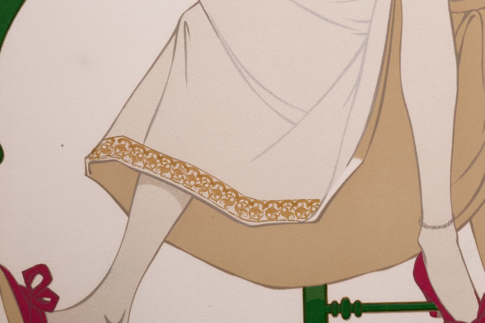 Philippe Noyer Princess Elodie & the Ice Cream Signed Art Nouveau Lithograph - Thumbnail 3