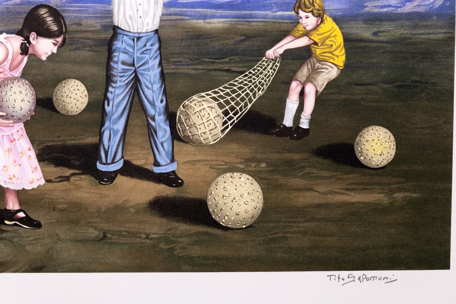 Tito Salomoni Catch a Star Signed Surreal Realism Lithograph on Paper 140/200 UF - Thumbnail 5