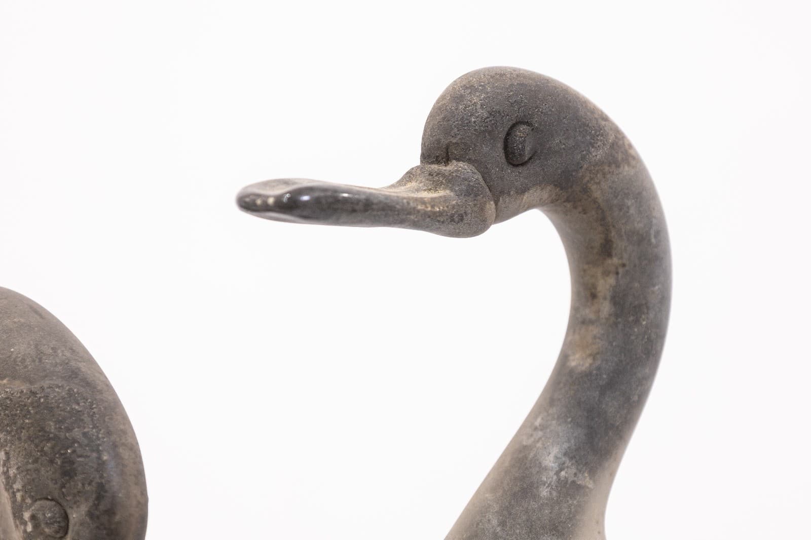 Pair of Vintage Italian Gino Cenedese Vetri Murano Frosted Glass Birds - Thumbnail 3