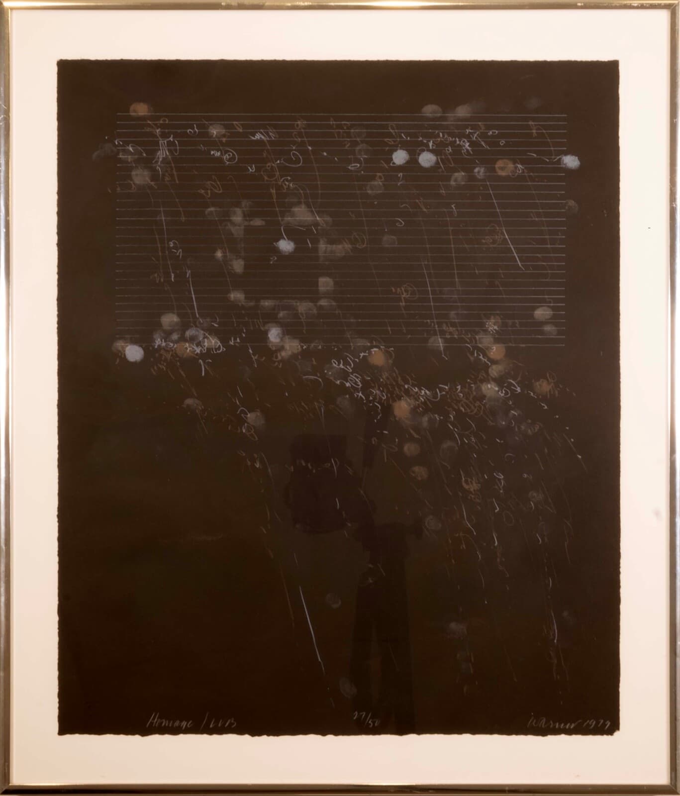 Douglas Warfield Warner Homage/L.V.B. Signed Contemporary Lithograph on Paper - Thumbnail 2