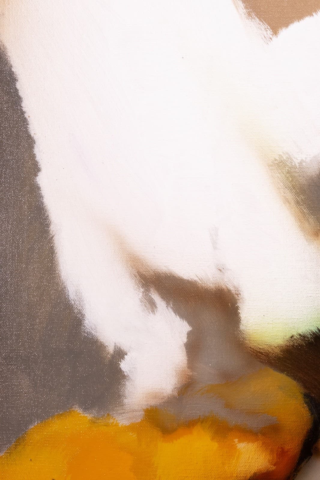 Robert Lawson - Cool Splash, 1950 Signed Modern Oil on Canvas Abstract Painting - Thumbnail 4