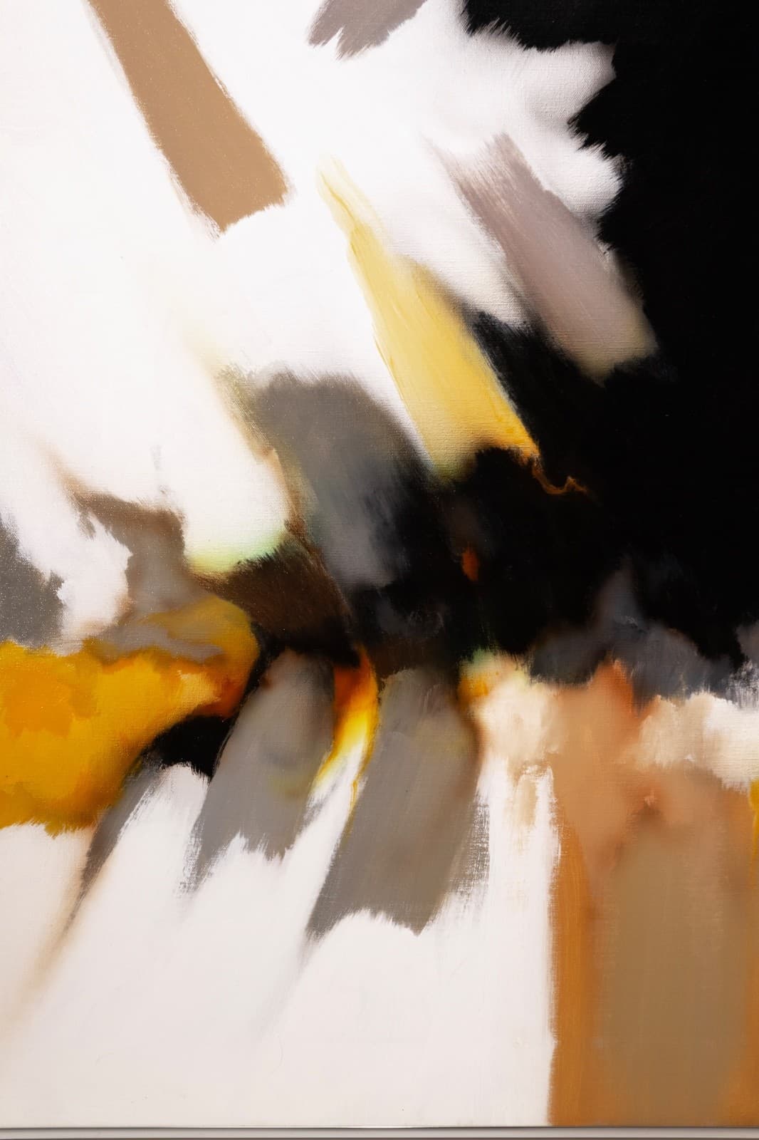 Robert Lawson - Cool Splash, 1950 Signed Modern Oil on Canvas Abstract Painting - Thumbnail 6