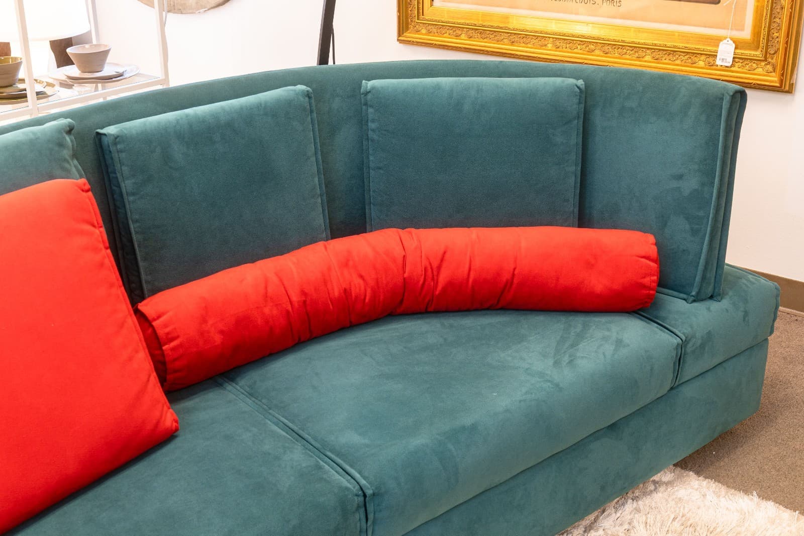 Pair of Mauro Lipparini for Saporiti Italia Avedon Sofas 1980s Post Modern - Thumbnail 8