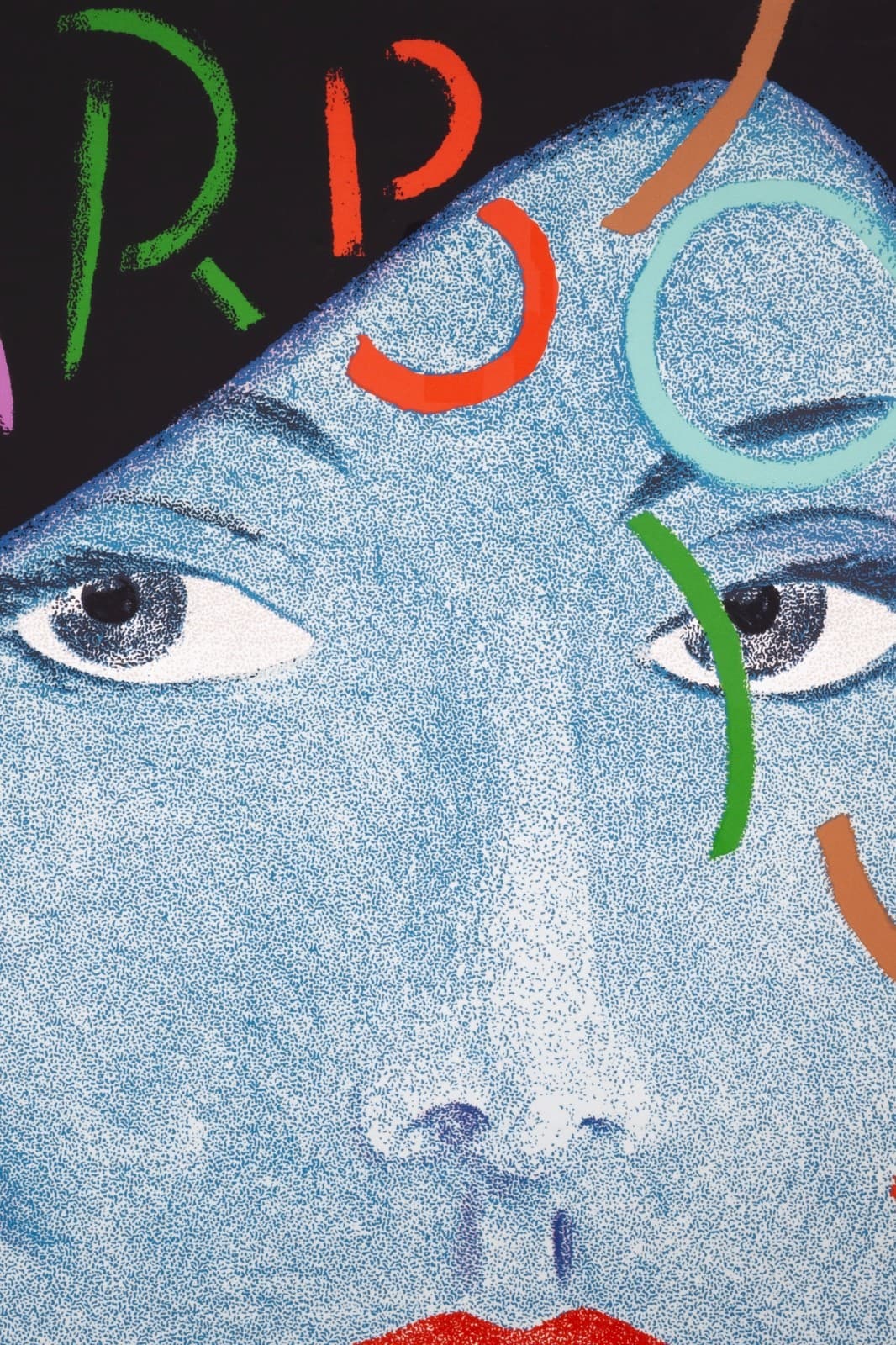 Seymour Chwast - Greta Garbo, 1989 Signed Postmodern Silkscreen on Paper 128/150 - Thumbnail 4