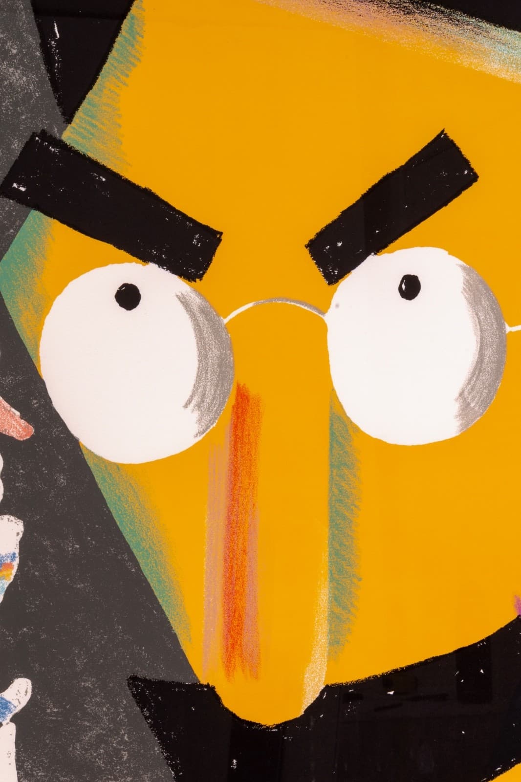 Seymour Chwast - Groucho, 1989 Signed Postmodern Silkscreen on Paper 174/200 - Thumbnail 4