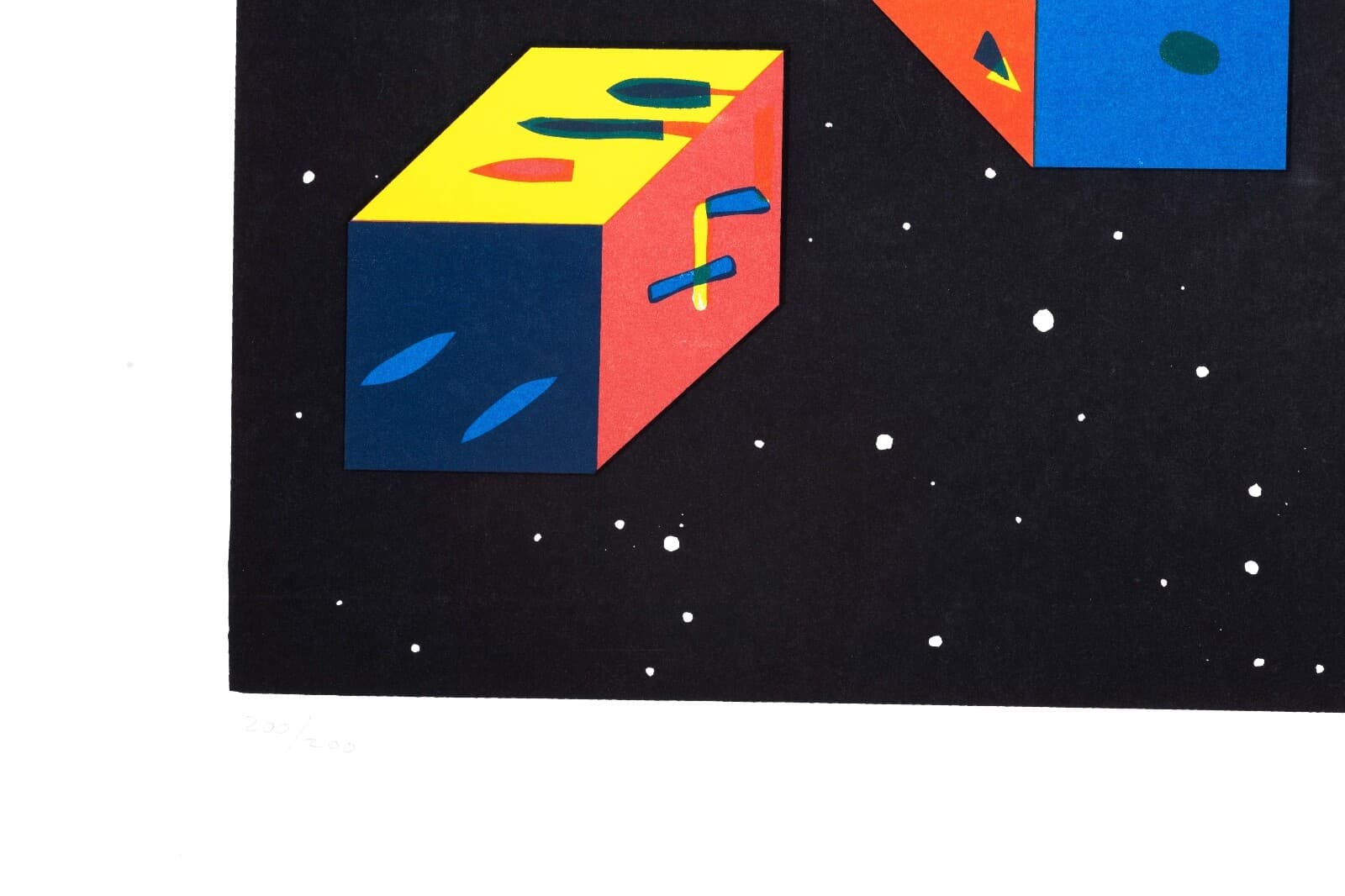Peter Grass Beta Nova Signed Modern Space Age Silkscreen on Paper 200/200 UF - Thumbnail 4