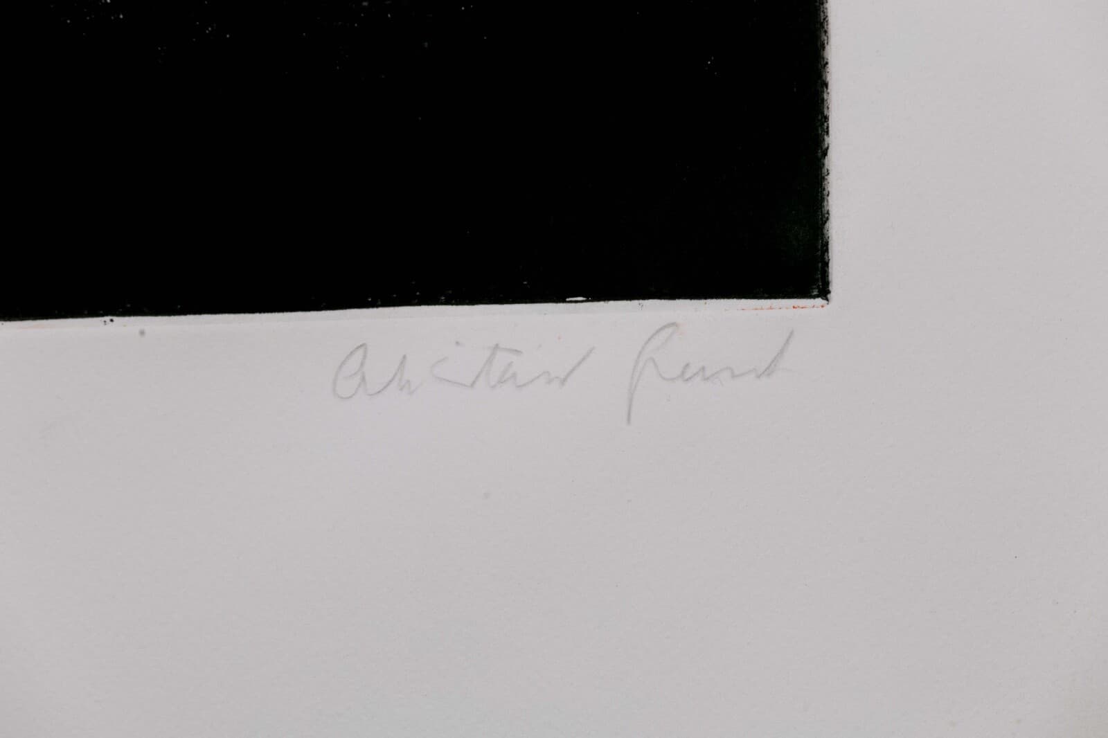 Alistair Grant Yellow Eye Signed Modernist Etching with Aquatint on Paper 11/50 - Thumbnail 8
