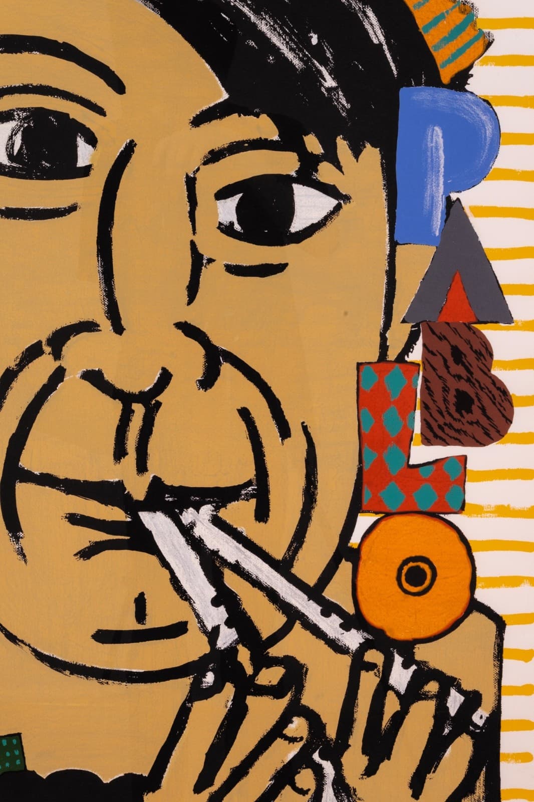 Seymour Chwast - Pablo Picasso, 1989 Signed Postmodern Silkscreen Paper 128/200 - Thumbnail 3