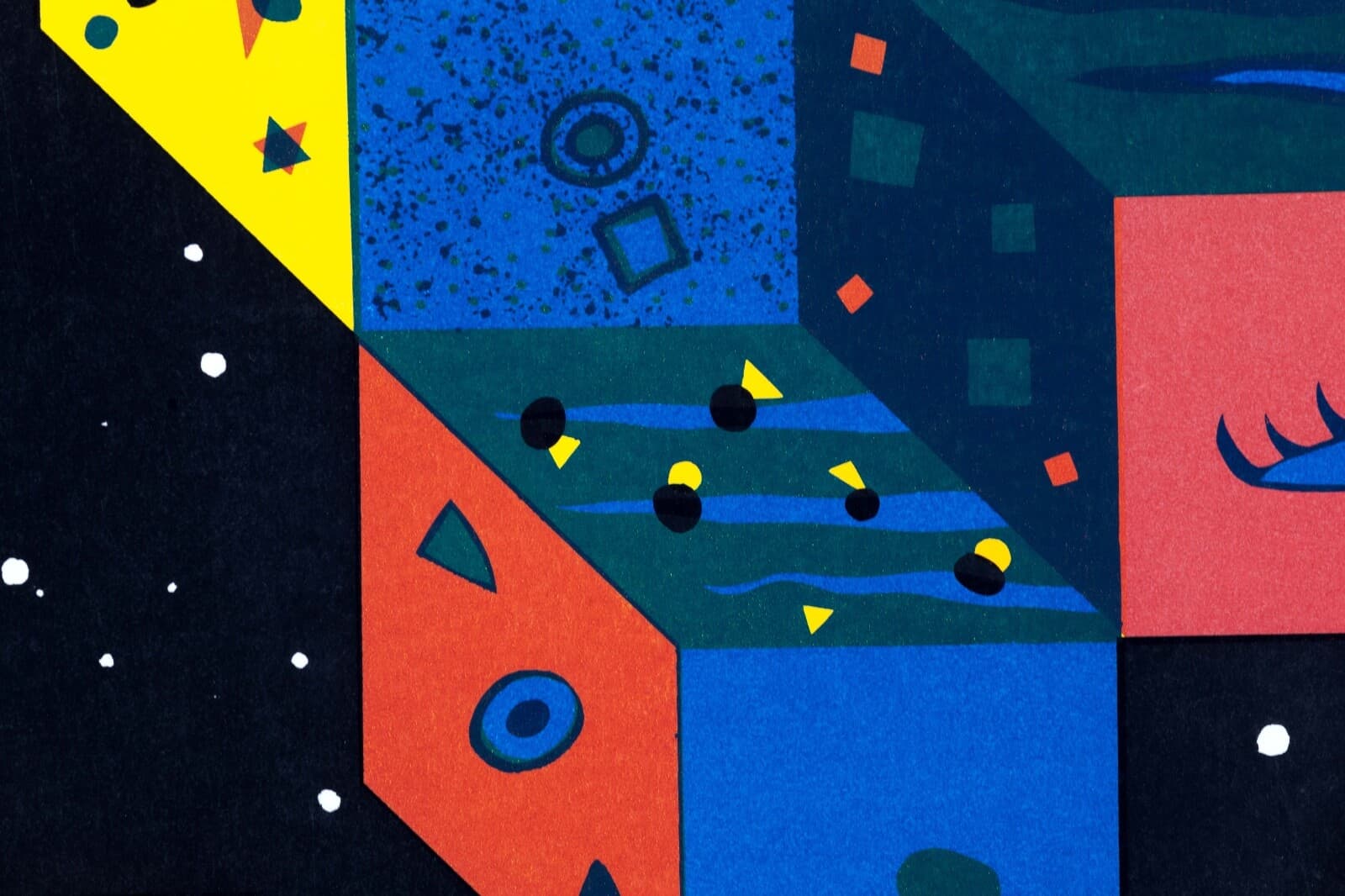 Peter Grass Beta Nova Signed Modern Space Age Silkscreen on Paper 200/200 UF - Thumbnail 8