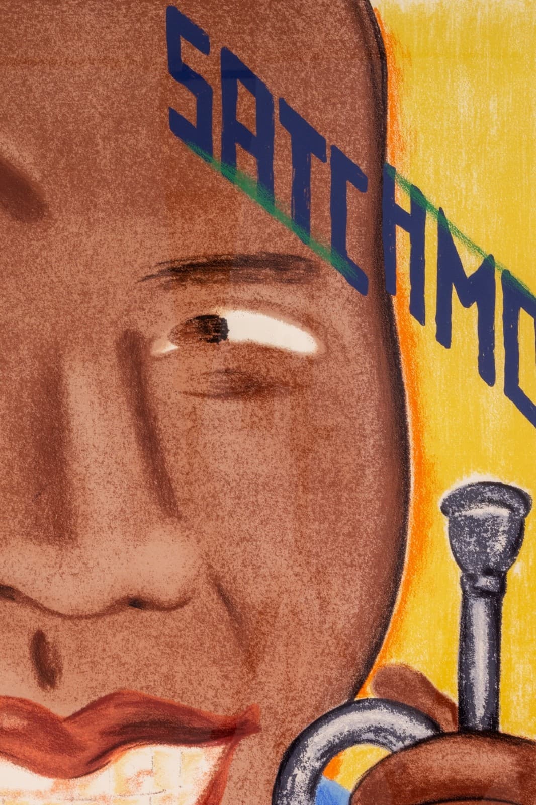 Seymour Chwast - Satchmo, 1989 Signed Postmodern Silkscreen on Paper 130/200 - Thumbnail 3