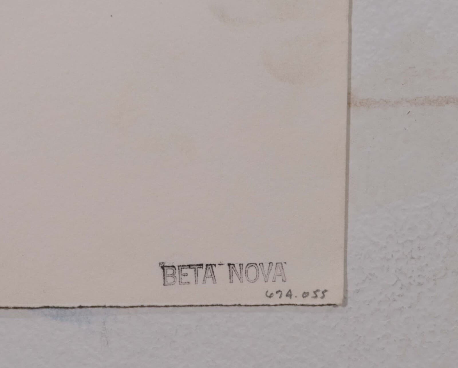 Peter Grass Beta Nova Signed Modern Space Age Silkscreen on Paper 200/200 UF - Thumbnail 12