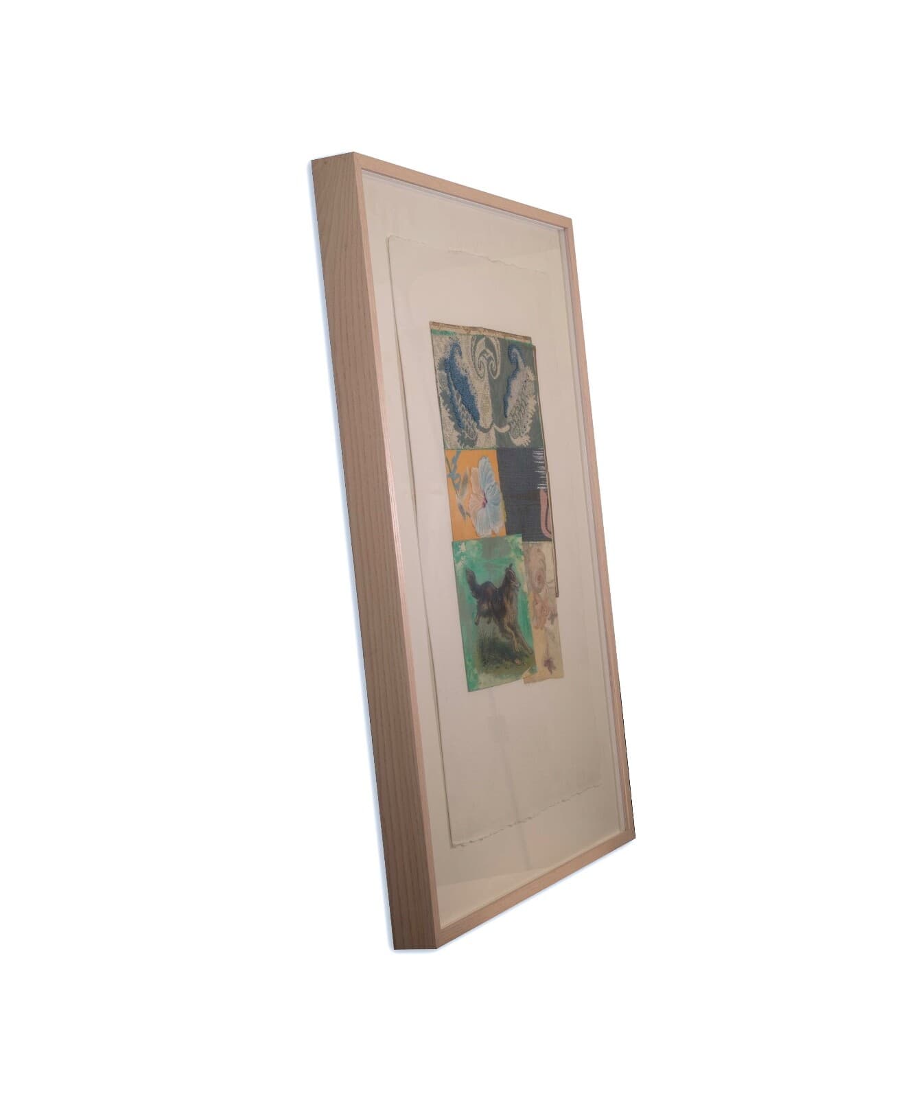 Randa Newland Untitled (Collie) Contemporary Mixed Media & Collage Framed 2002 - Thumbnail 12