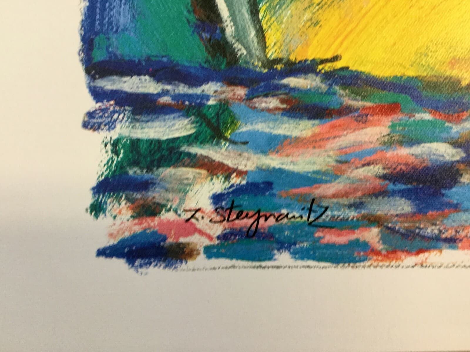 Modern Unframed Midnight Cruise Zamy Steynovitz Signed Numbered Seriolithograph - Thumbnail 2