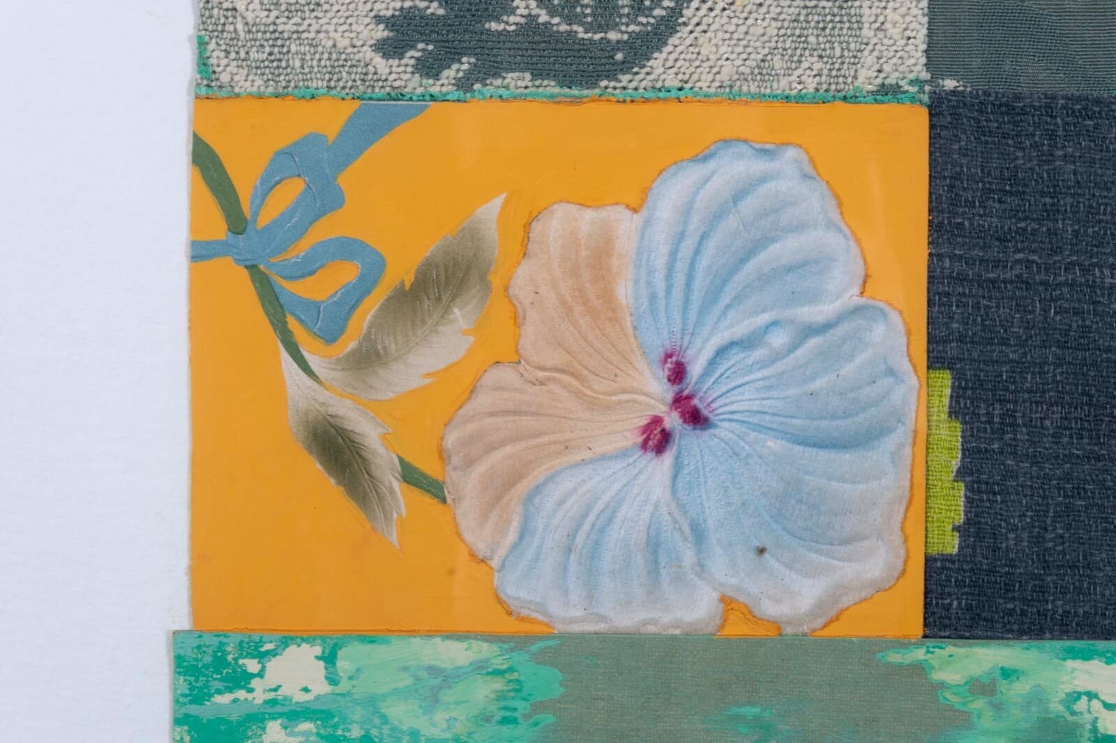 Randa Newland Untitled (Collie) Contemporary Mixed Media & Collage Framed 2002 - Thumbnail 5