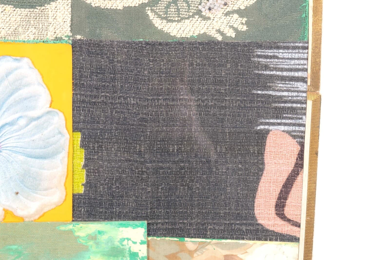 Randa Newland Untitled (Collie) Contemporary Mixed Media & Collage Framed 2002 - Thumbnail 6