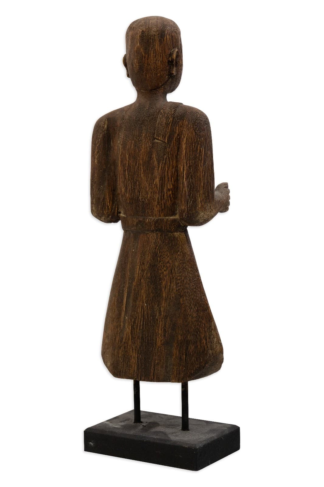 Male Tribal Wood Sculpture For Tozai Home - Thumbnail 3