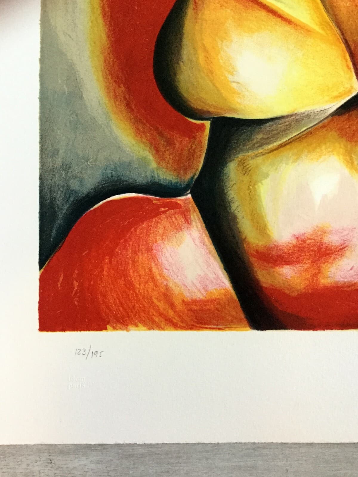 Contemporary Modernist Unframed Natures Roots Alexandra Nechita Signed Litho - Thumbnail 3