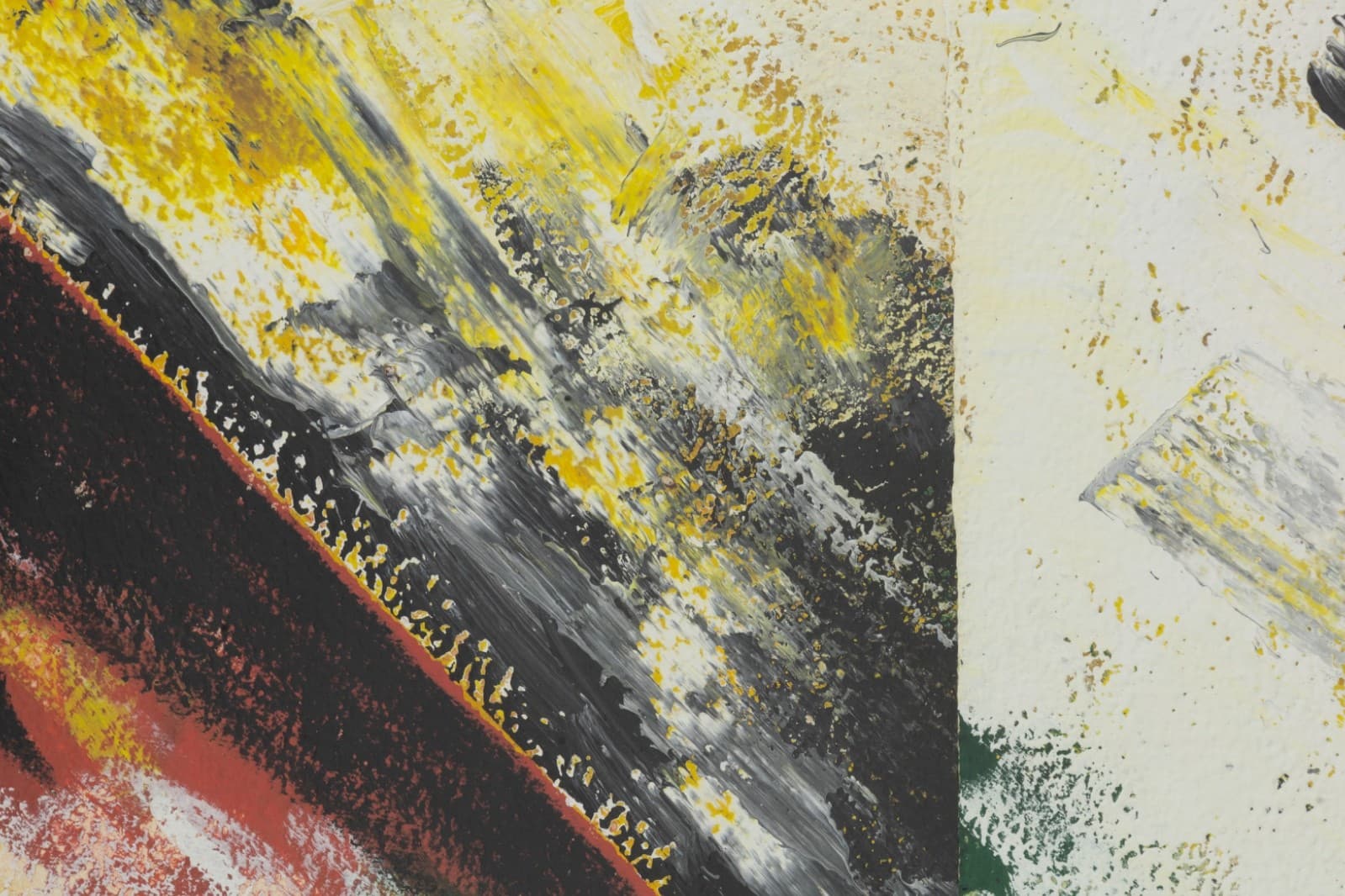 Perez Celis New York 1990 Signed Painting on Paper Abstract Expressionism Framed - Thumbnail 4