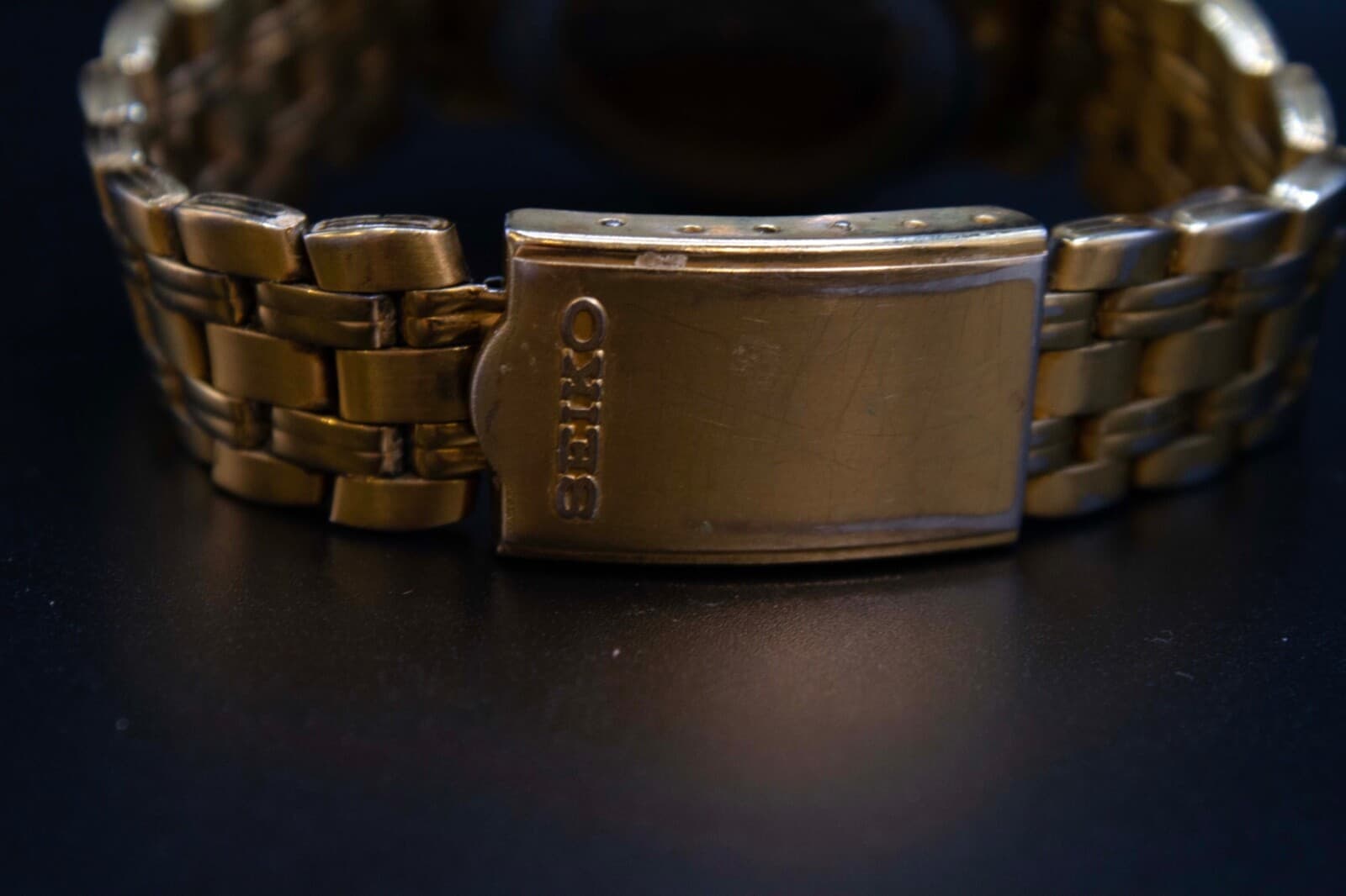 Seiko Kinetic Wristwatch Gold Stainless Steel - Thumbnail 5