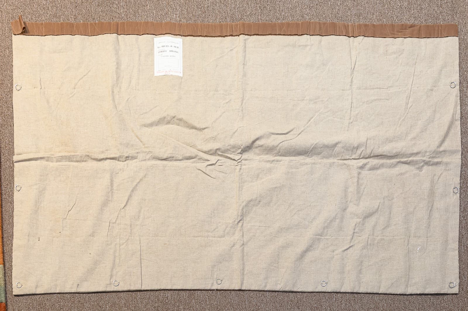 Hervé Lelong (1935–2023) Les Fruits de l’Été 1977 Signed Wool Tapestry 54/250 - Thumbnail 6