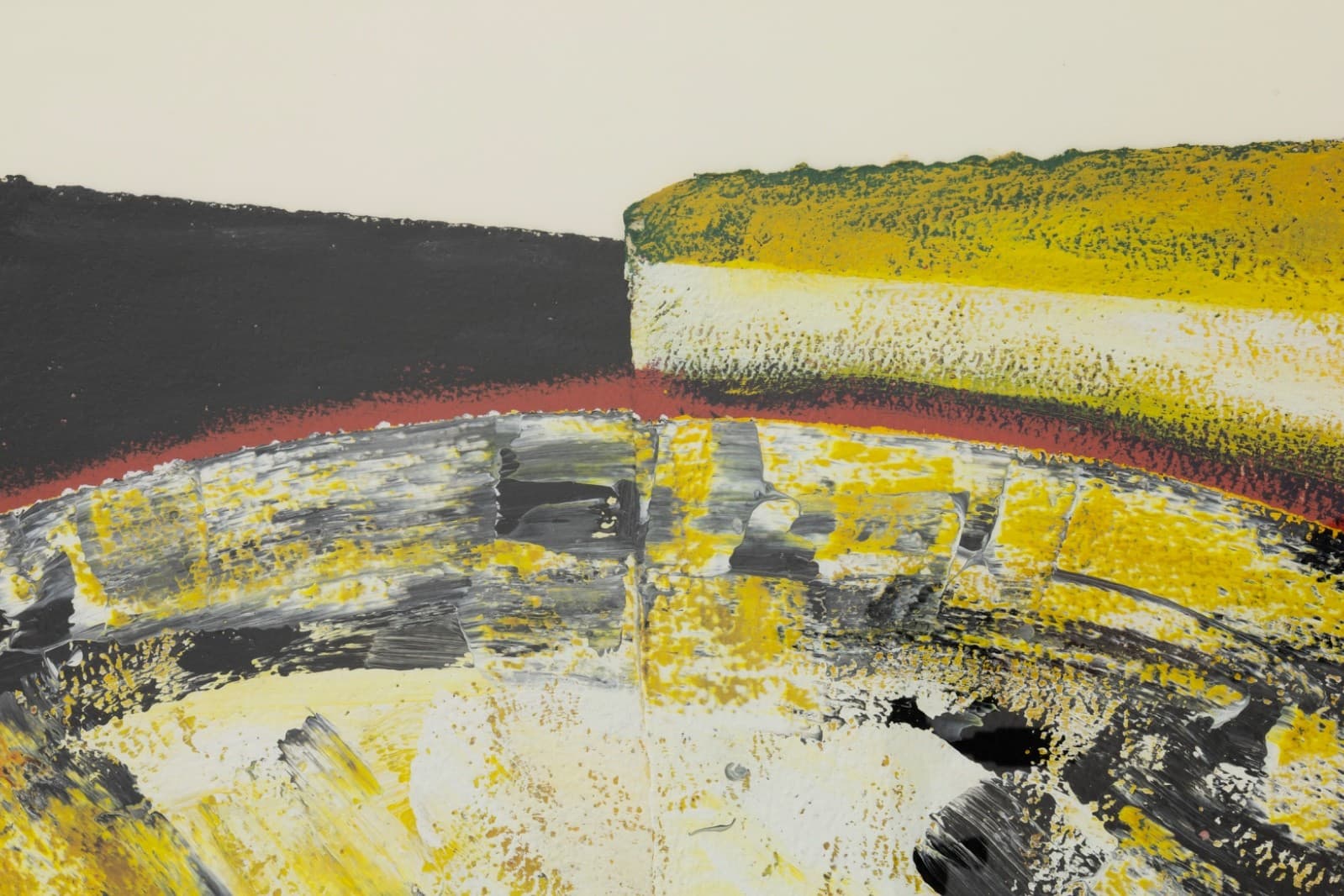 Perez Celis New York 1990 Signed Painting on Paper Abstract Expressionism Framed - Thumbnail 3