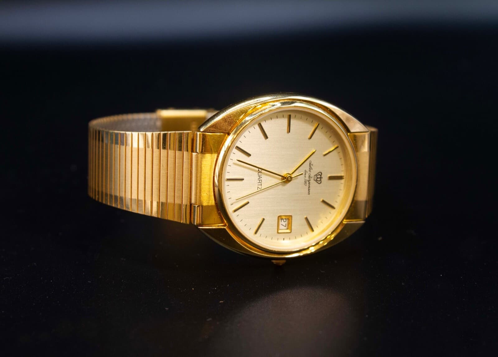 Jules Jurgensen Quartz Wristwatch Gold and Silver Stainless Steel - Thumbnail 2