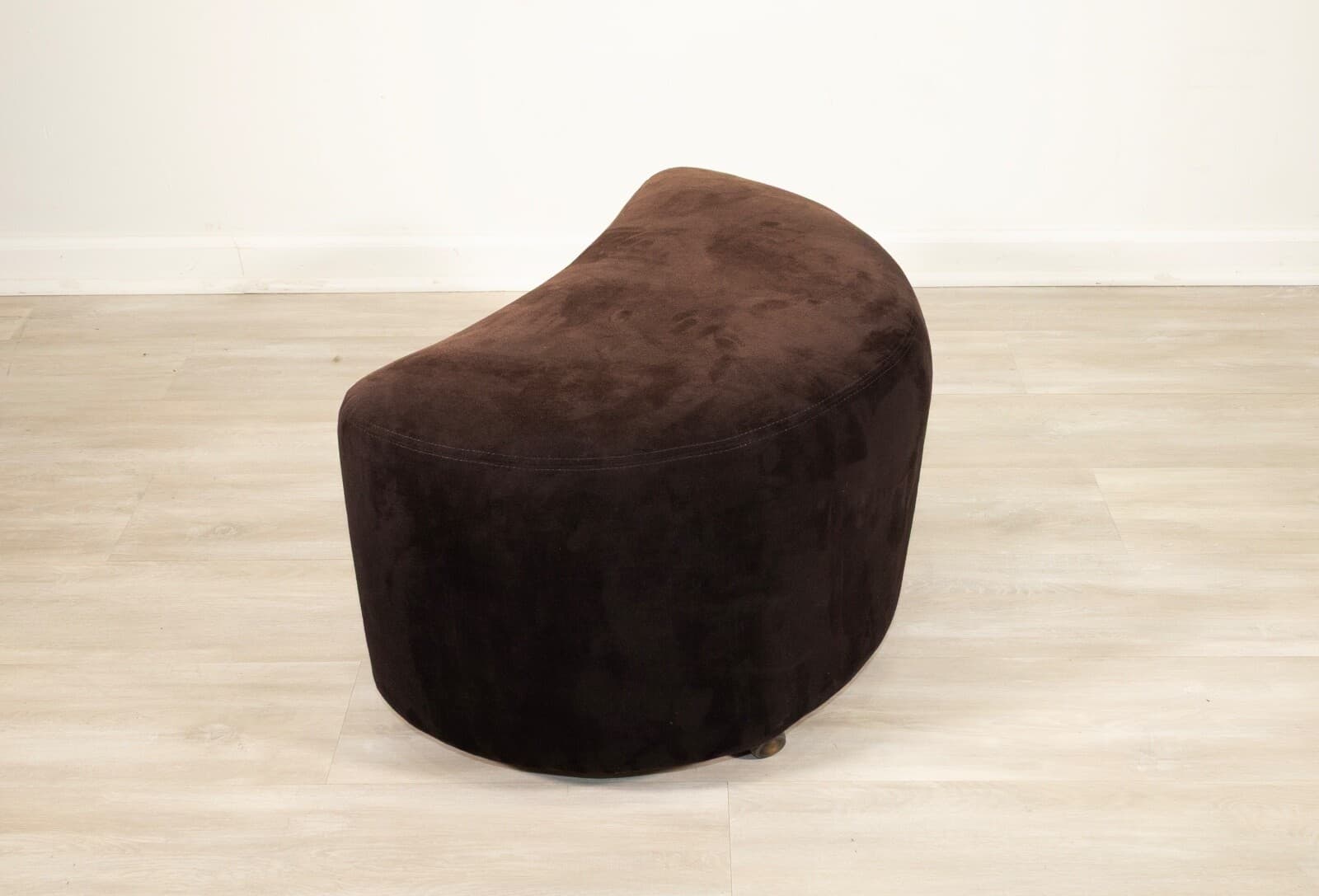 Dark brown Vladimir Kagan Modern Swivel Nautilus Lounge Chair With Ottoman - Thumbnail 10